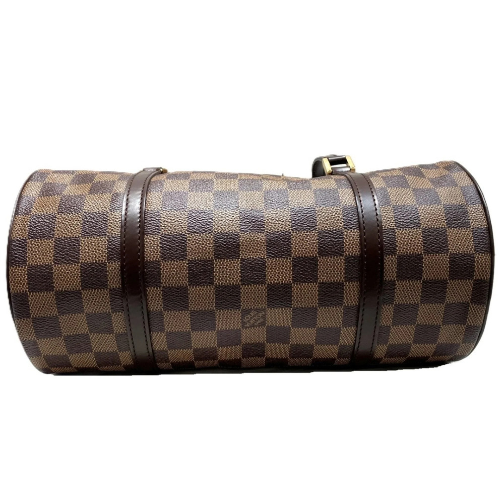 LOUIS VUITTON Authentic Brown Damier Canvas Papillon 30 Shoulder Bag - Picture 3 of 9